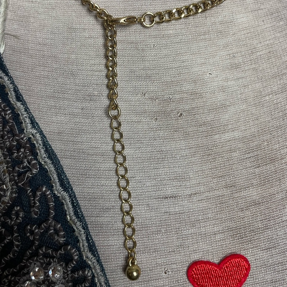 Multi Chain Dangle Choker - Picture 3 of 4